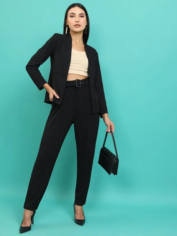 Women Blazer With Trouser Co-Ords