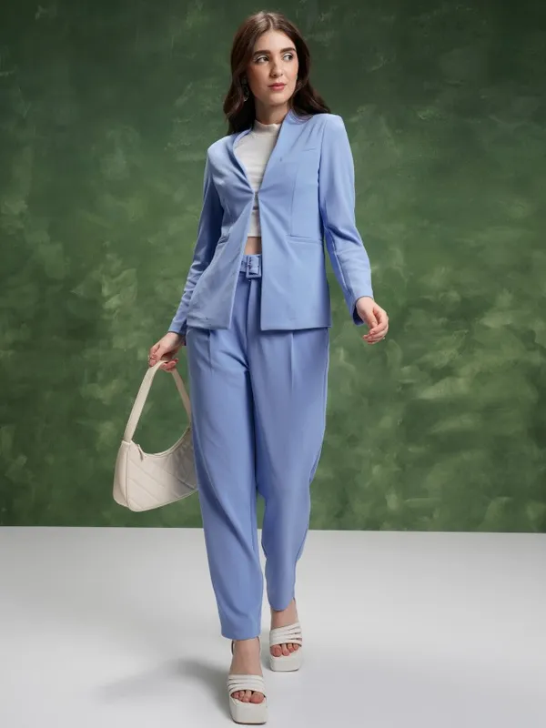  Tokyo Talkies Women Blue Co-Ords