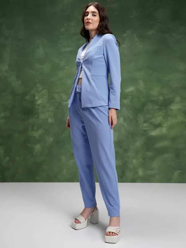  Tokyo Talkies Women Blue Co-Ords