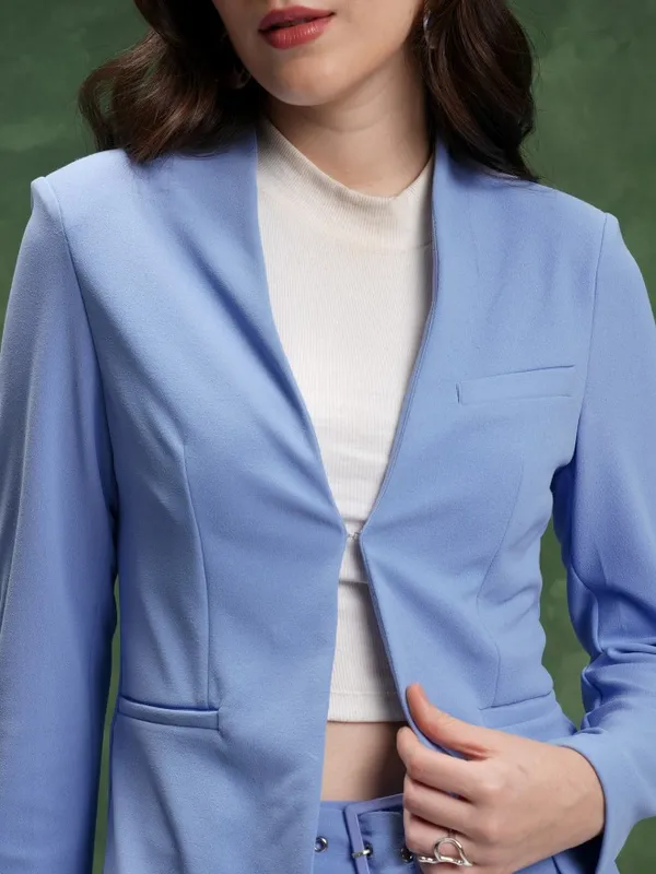  Tokyo Talkies Women Blue Co-Ords