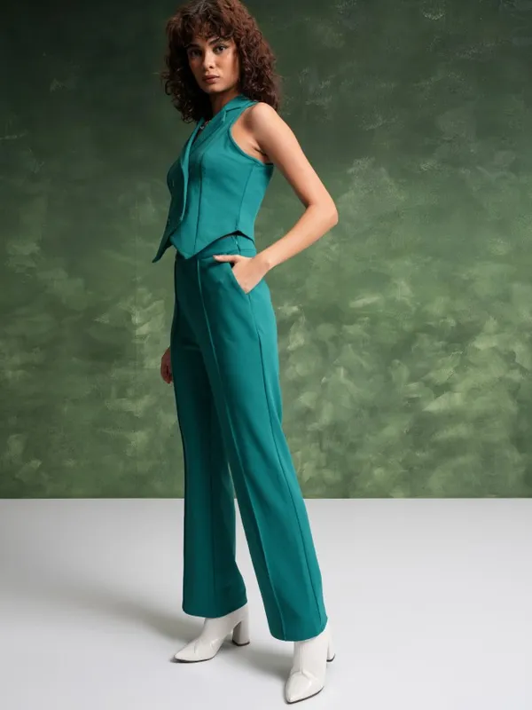  Tokyo Talkies Women Green Co-Ords