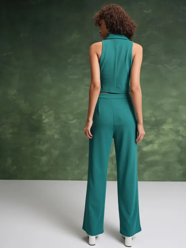  Tokyo Talkies Women Green Co-Ords
