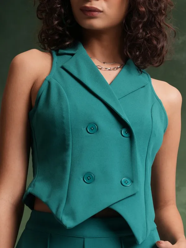  Tokyo Talkies Women Green Co-Ords