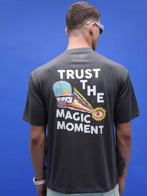 Unisex Printed Round Neck T-Shirt