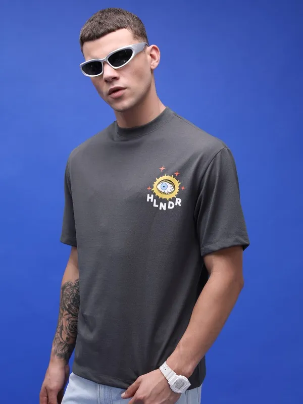 Unisex Printed Round Neck T-Shirt