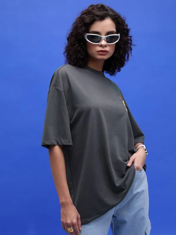 Unisex Printed Round Neck T-Shirt
