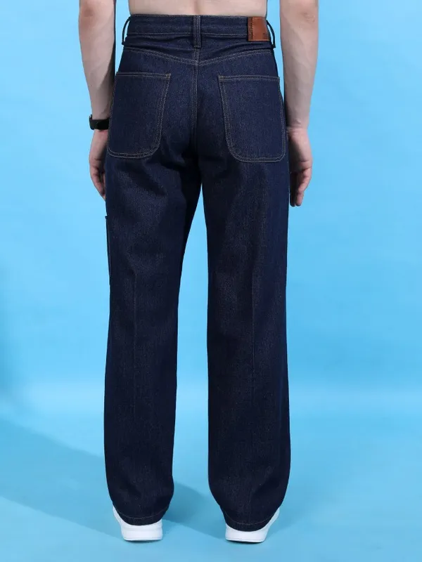  Highlander Men Blue Relaxed Fit Clean Look Jeans