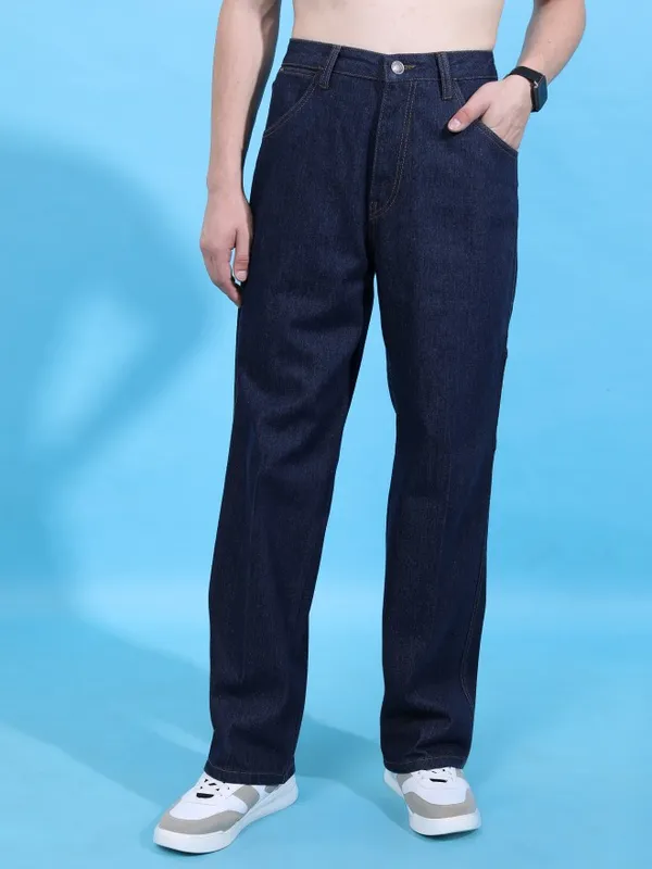  Highlander Men Blue Relaxed Fit Clean Look Jeans