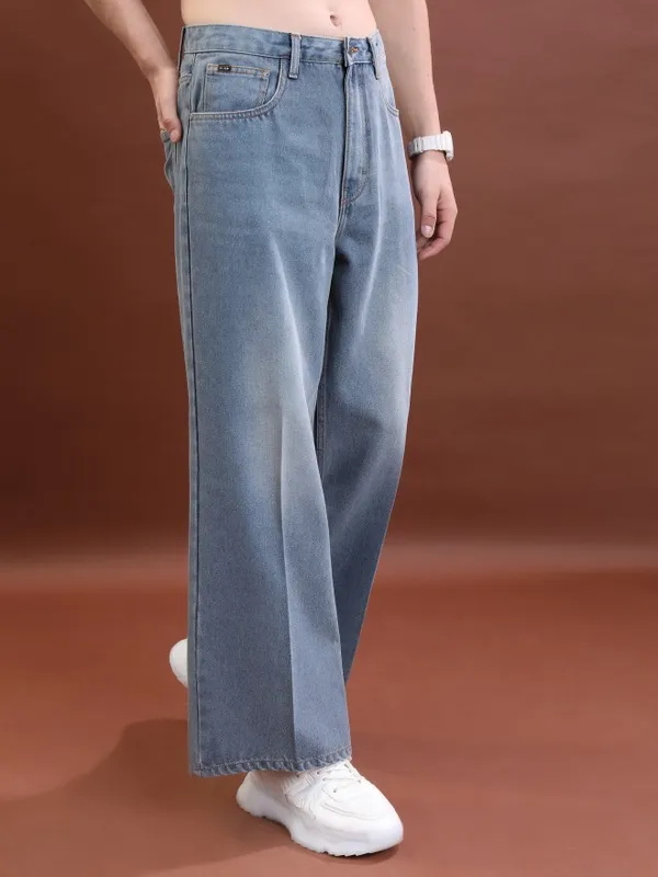  Highlander Men Blue Relaxed Fit Clean Look Jeans