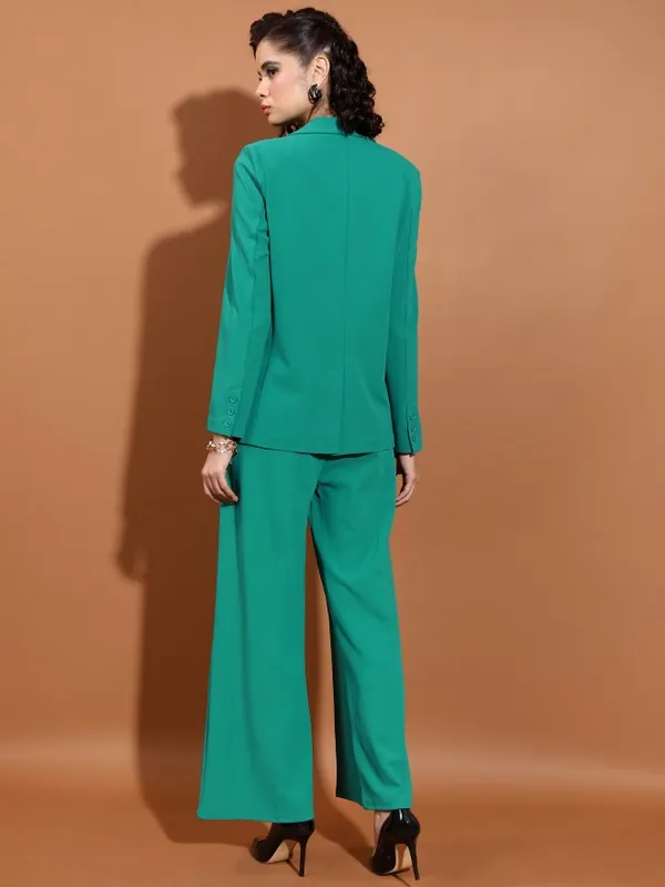  Tokyo Talkies Women Teal Co-Ords