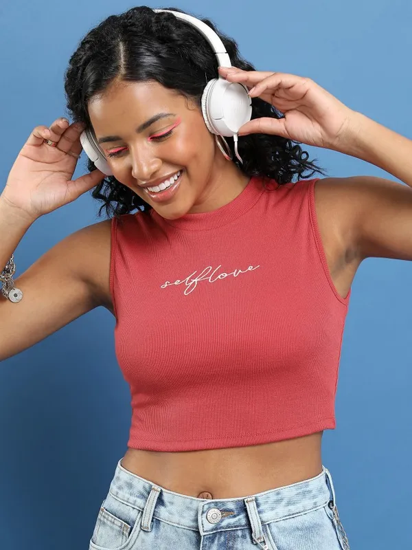 Embroidered Tank Top