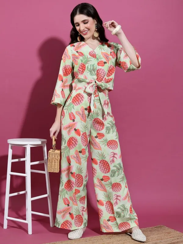 Women Top With Trouser Co-Ords