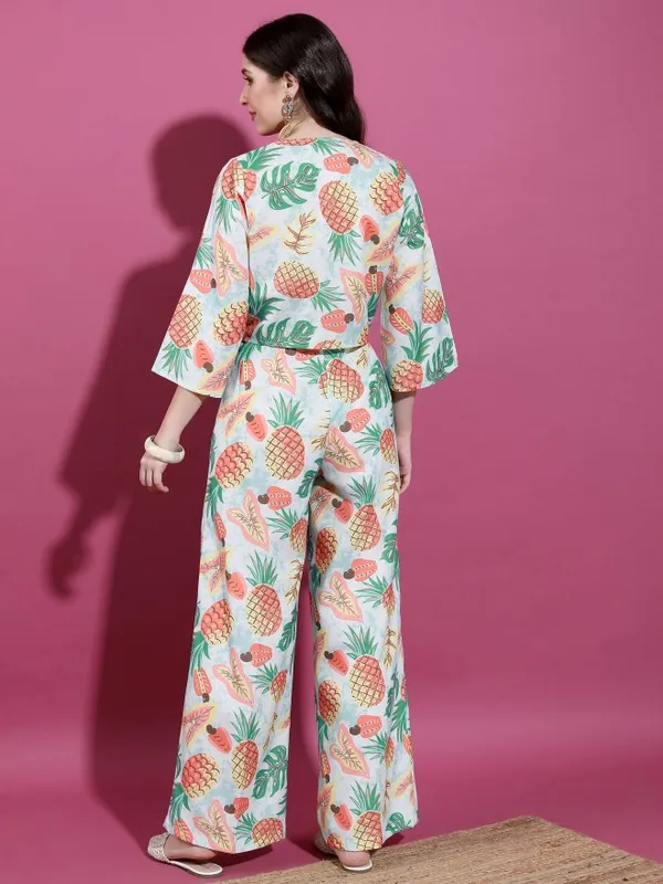 Vishudh Women Blue Top With Trouser