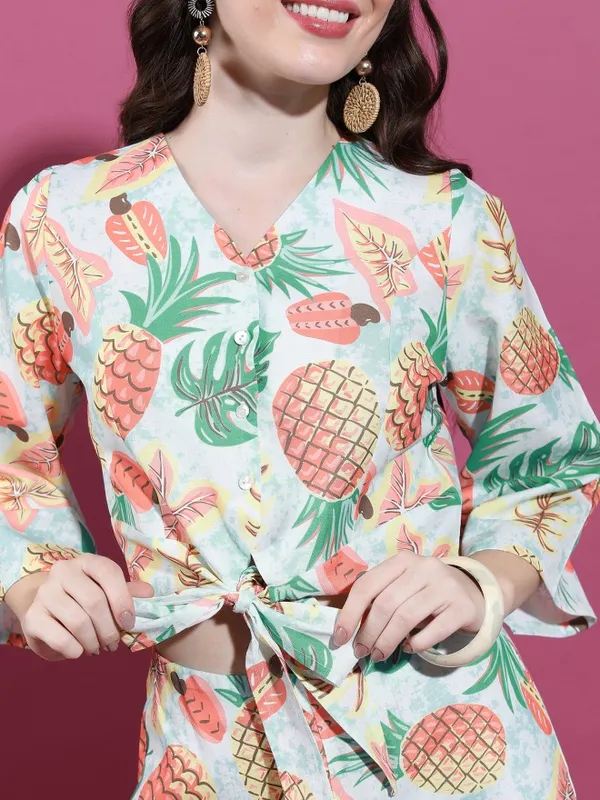 Vishudh Women Blue Top With Trouser