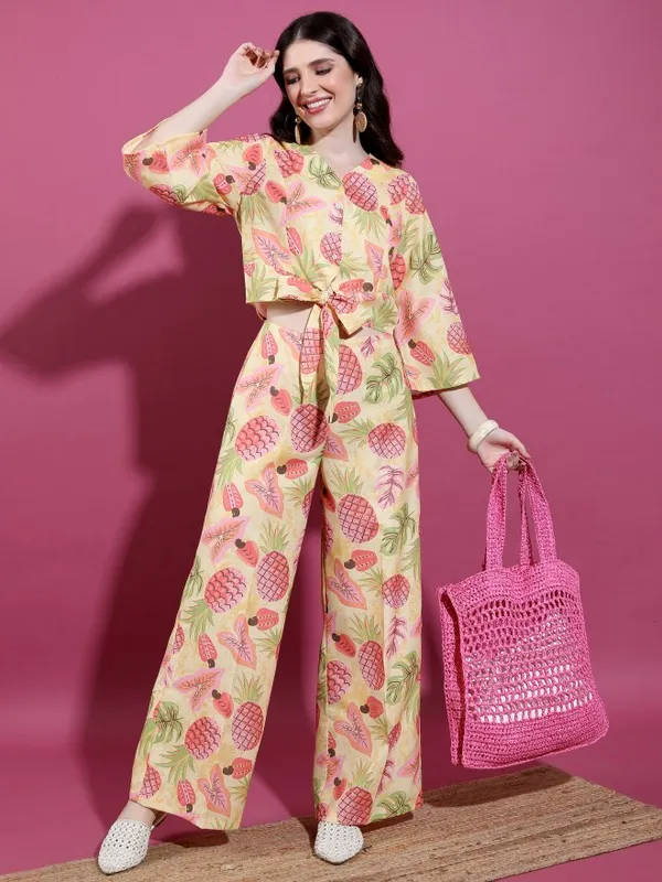 Women Top With Pant Co-Ords