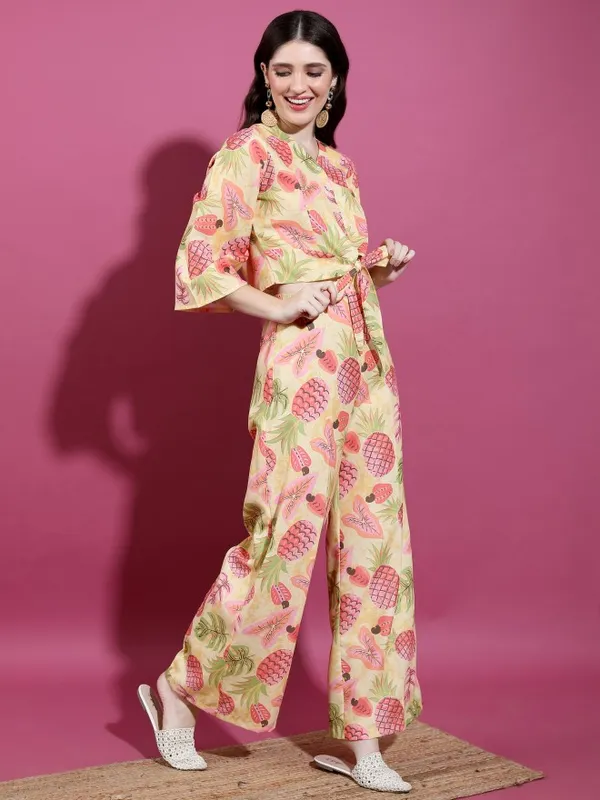 Women Top With Pant Co-Ords