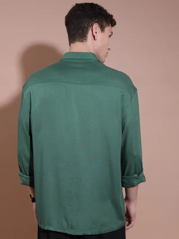 Men Oversized Fit Casual Shirt