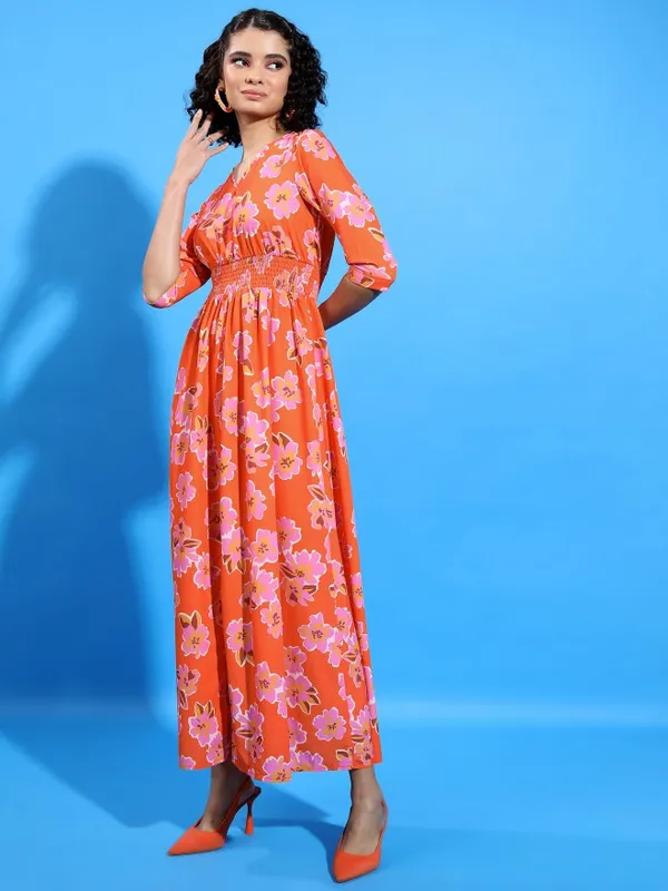 Printed Maxi Dress