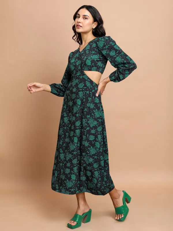 Printed Maxi Dress