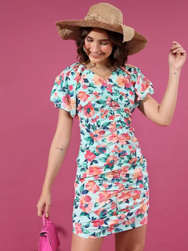 Printed Sheath Dress