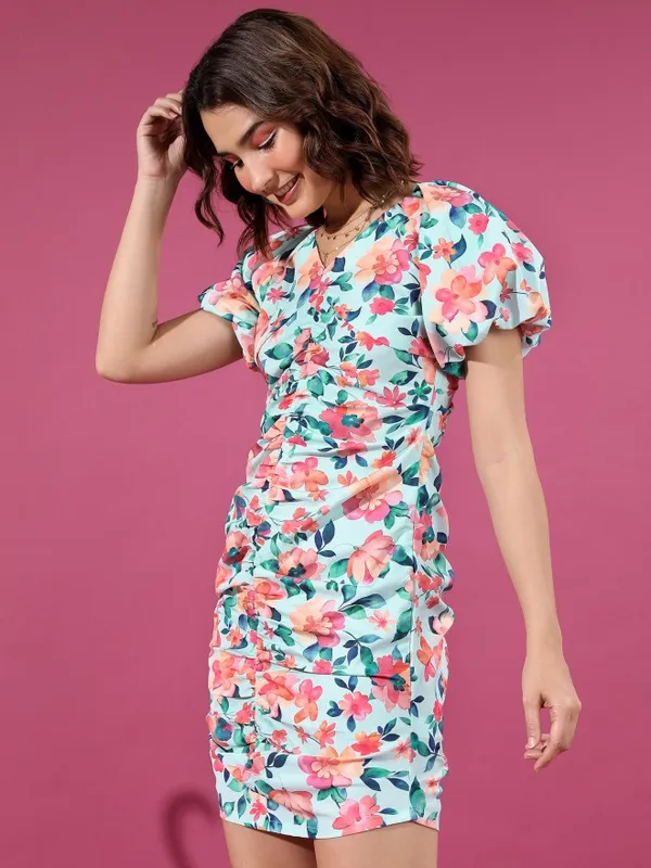 Printed Sheath Dress