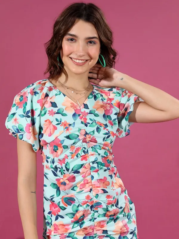 Printed Sheath Dress