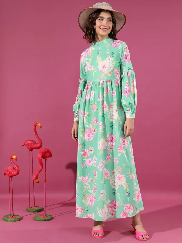 Printed Maxi Dress
