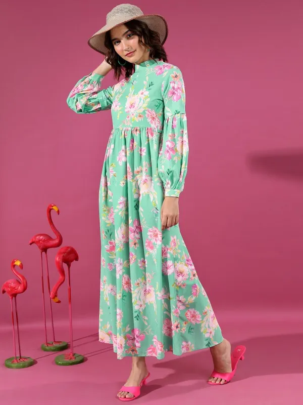 Printed Maxi Dress
