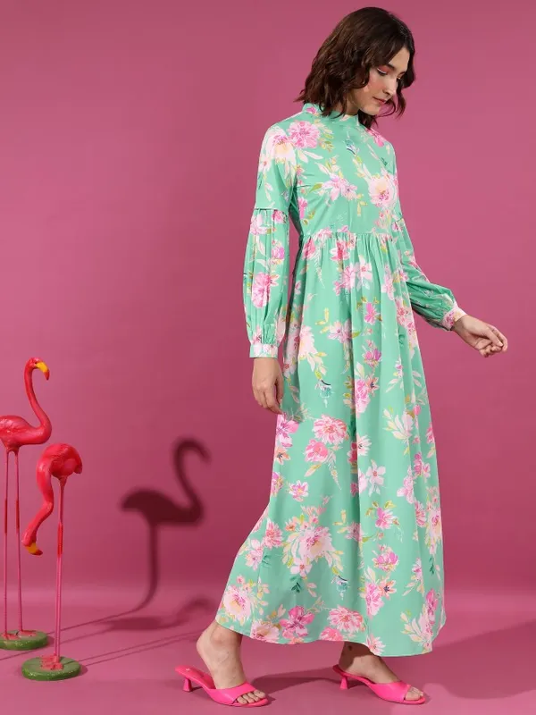 Printed Maxi Dress