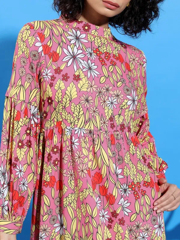  Tokyo Talkies Women Red Printed Maxi Dresses