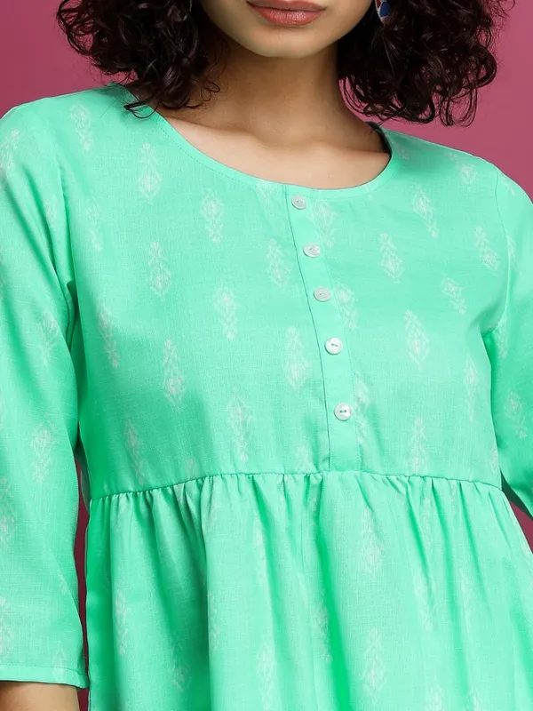 Solid Peplum Top