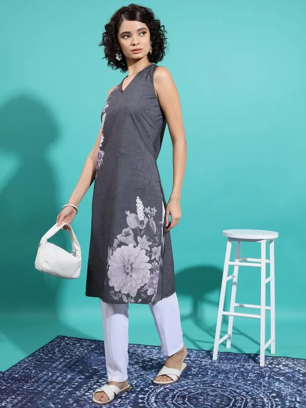 Printed Straight Kurta
