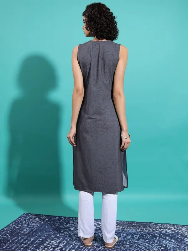 Printed Straight Kurta