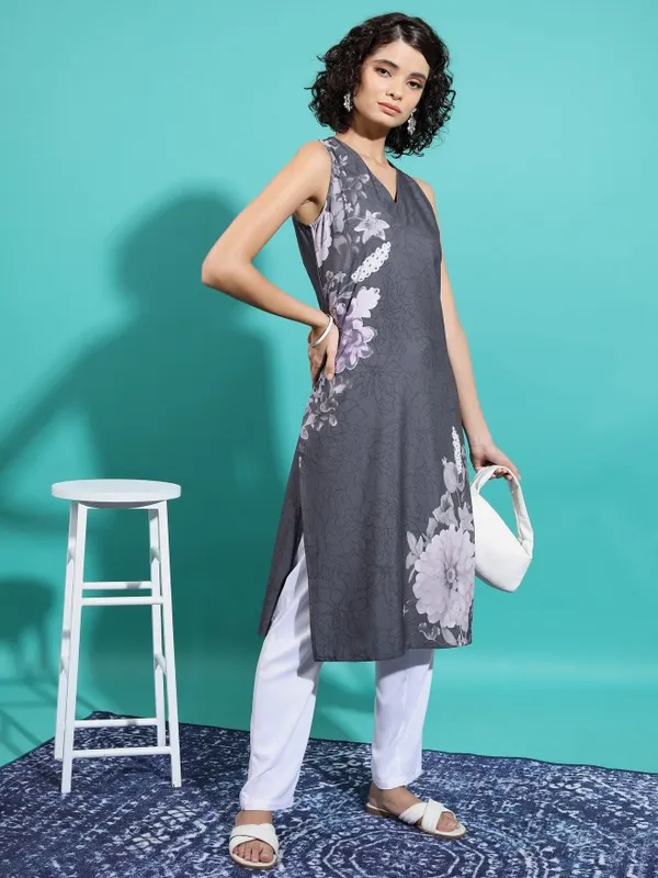 Printed Straight Kurta