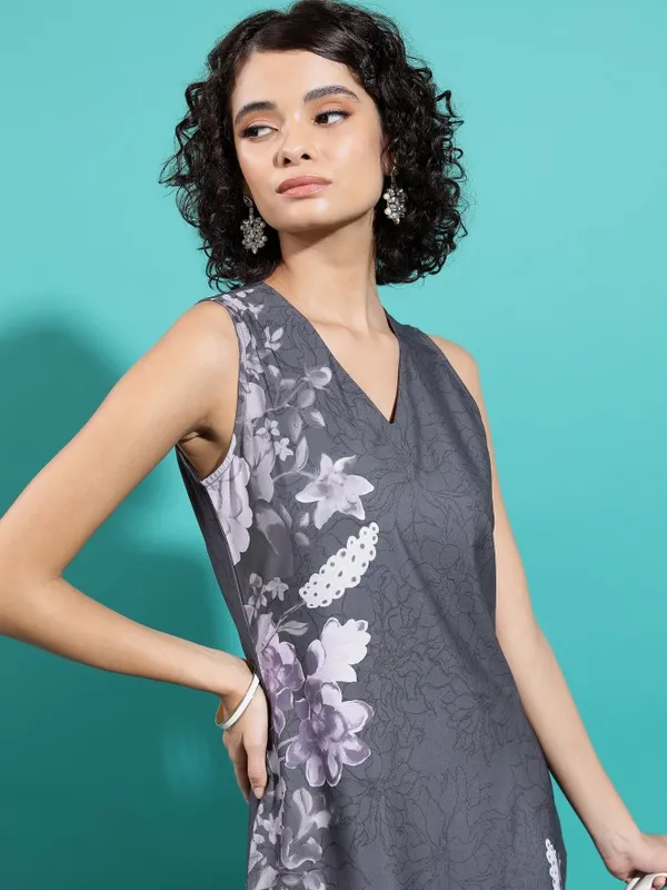Printed Straight Kurta