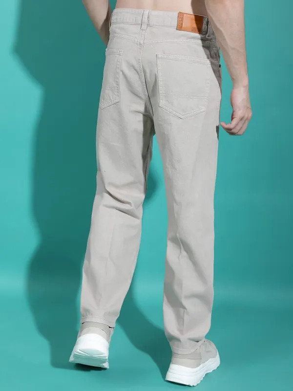  Highlander Men Sand Relaxed Fit Clean Look Jeans
