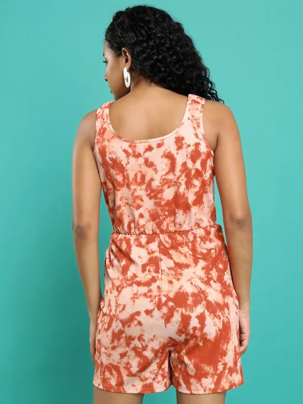 Printed Regular Fit Romper