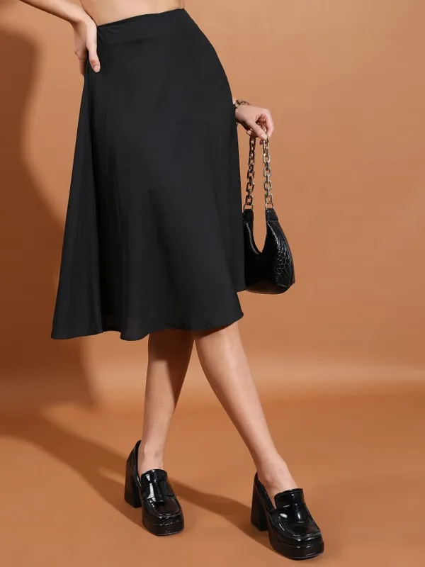 A-Line Midi Skirt