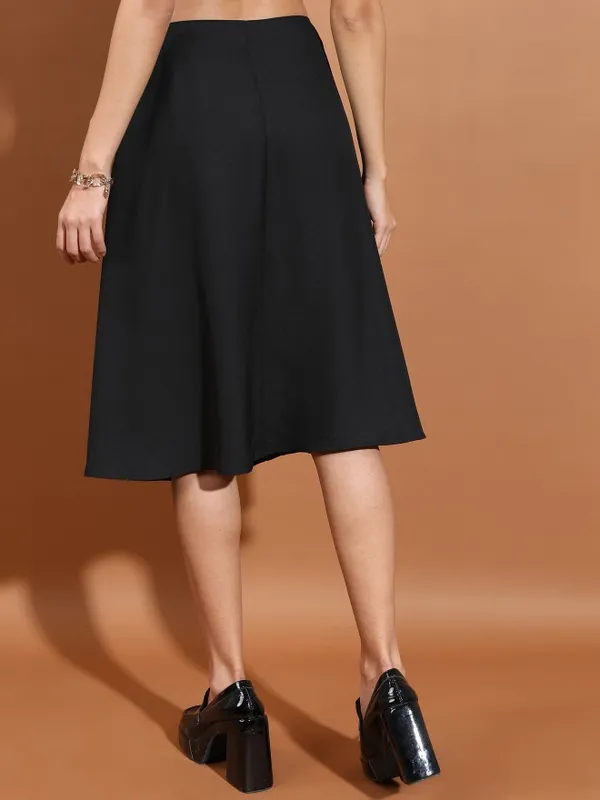 A-Line Midi Skirt