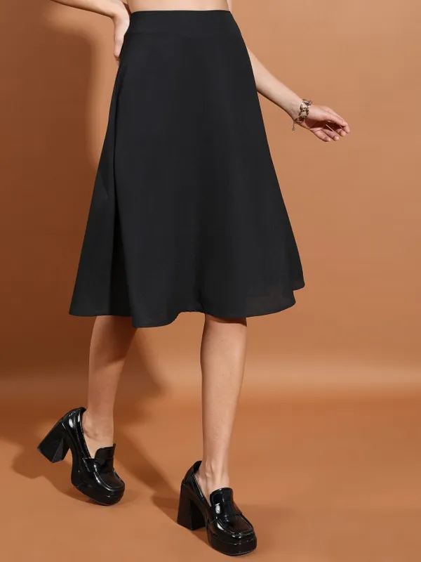 A-Line Midi Skirt