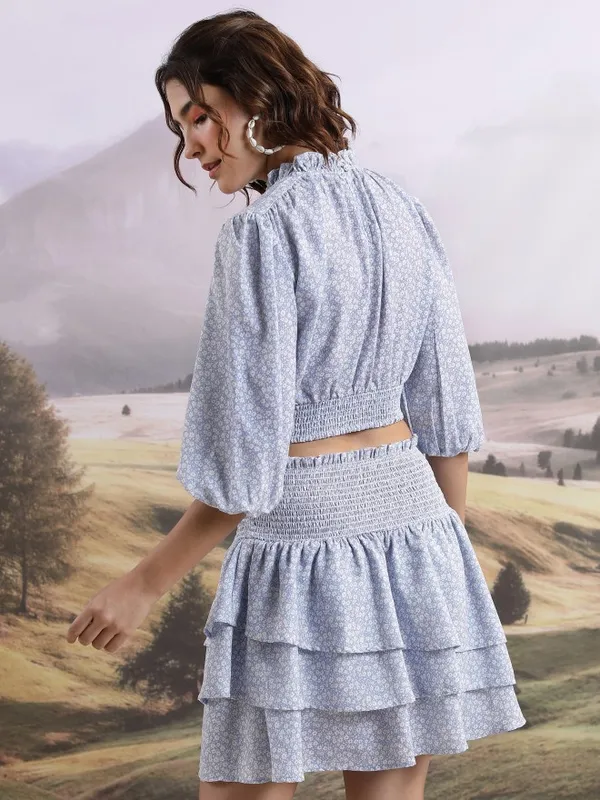  Tokyo Talkies Women Blue Co-Ords