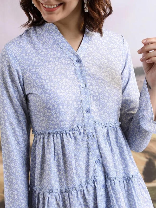 Printed Shirt Dress