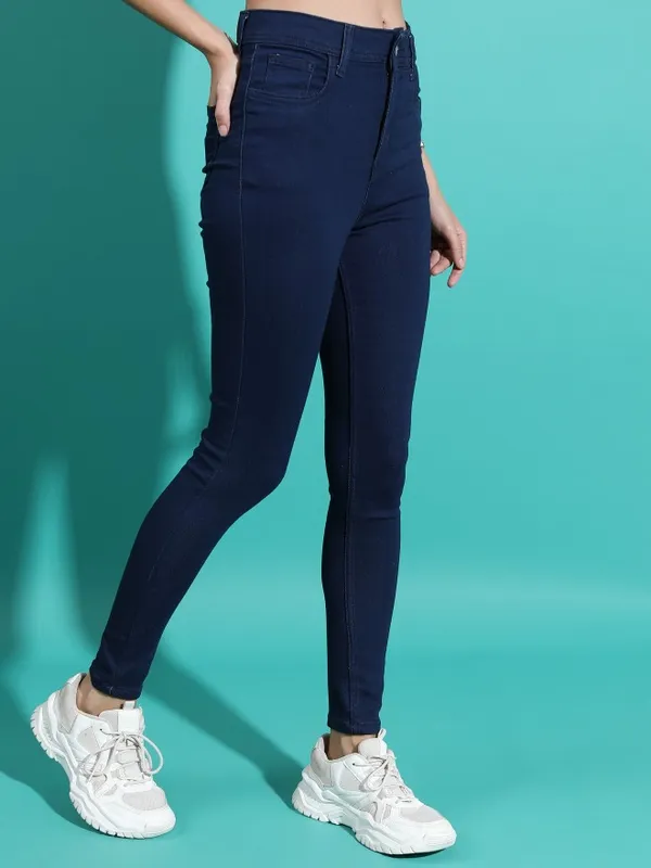  Tokyo Talkies Women Blue Slim Fit Clean Look Jeans