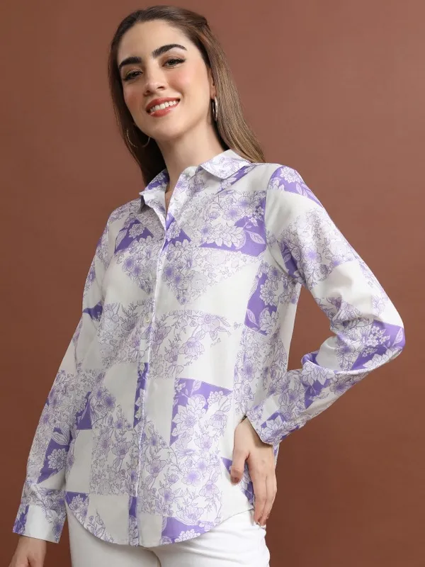 Women Printed Casual Shirt