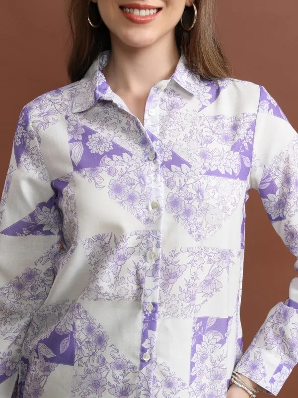 Women Printed Casual Shirt