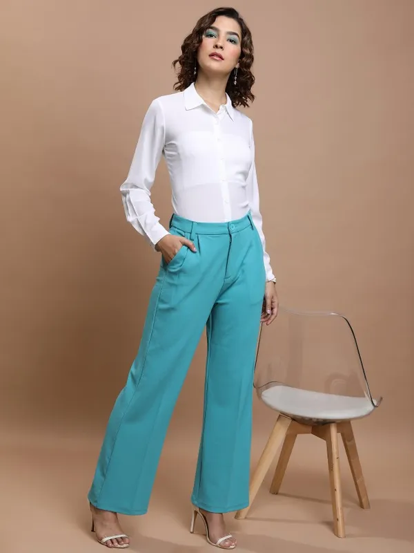 Women Solid Casual Shirt