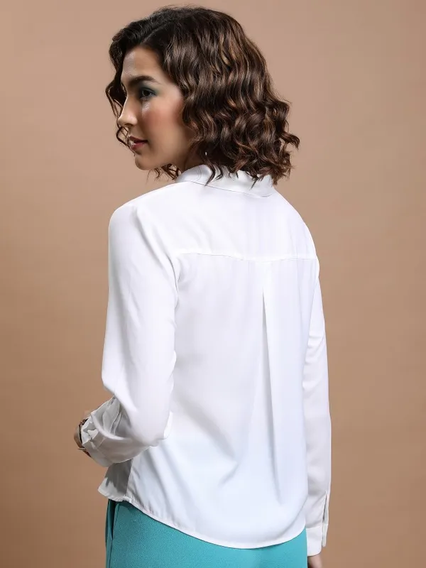 Women Solid Casual Shirt
