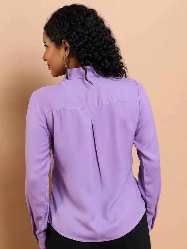 Women Solid Casual Shirt