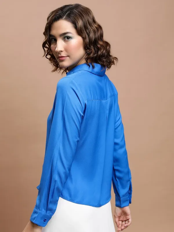 Women Solid Casual Shirt