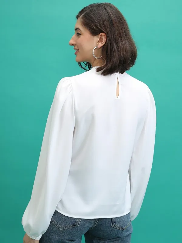 Self Design Blouson Top